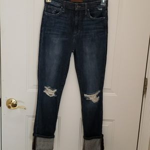 *3 for $25* Joe's Jeans High Rise Distressed Cropped Jeans - Size 26